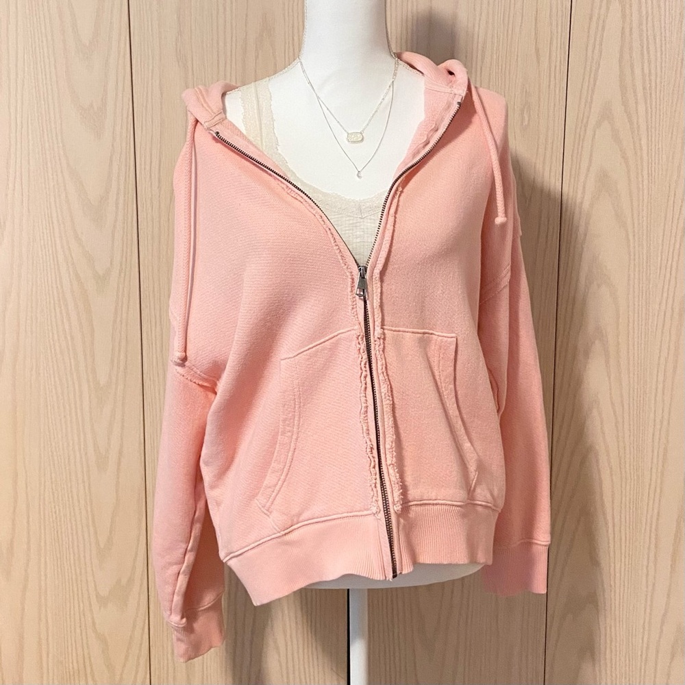 American Eagle Jacket Women’s XS / Small Pink Oversized Ballet Coquette Coat AEO